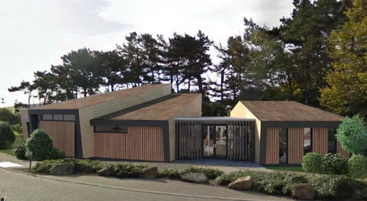 An image of the new Nobles Hospital in Isle of Man
